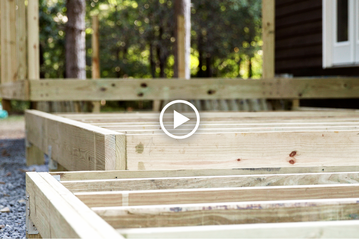 How To Build A Deck Frame
